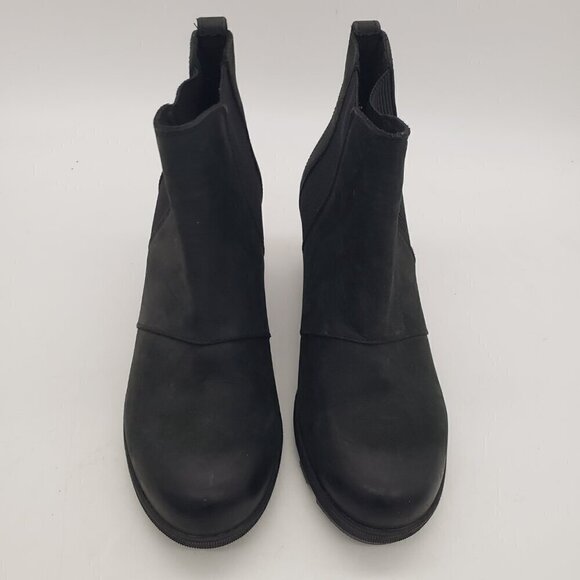 Sorel Joan of Arctic Wedge II Chelsea Boot Black Wedges Sorels Booties Womens 9 - Picture 4 of 9